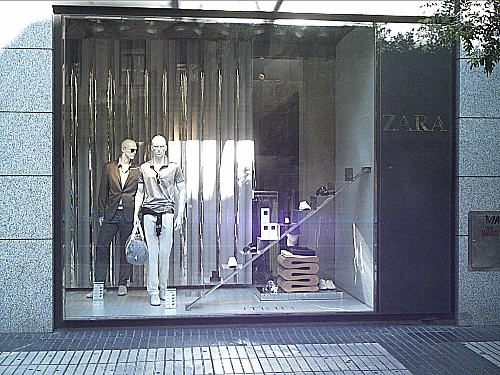 Zara shop in Madrid
